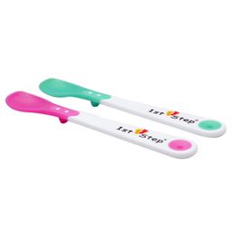 1st Step Heat Sensitive Spoon Pink and Green - Pack of 2-28