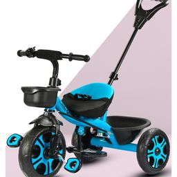 Little Olive Hunny Bunch Tricycle with Parental Handle - Blue-image-71