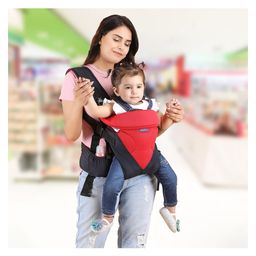 Magic Seat Baby Carrier Bag -4 in 1 with Adjustable Buckle Strap - Red-image-20
