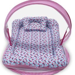 Kradyl Kroft Bassinet Style Mosquito Net Bedding for Infants-MQ-Pomegrantes-1