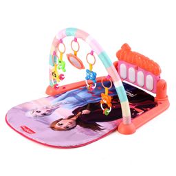 Babyhug Disney Frozen Baby Kick and Play Piano Play Gym with Lights and Music - Orange| 5 Hanging Rattles with Musical Keyboard| Ideal Gifting Option - Multicolor-19