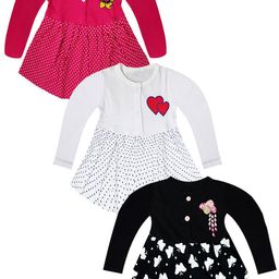 KidzzCart Polka Dot Print Fit & Flare Dress-image-99