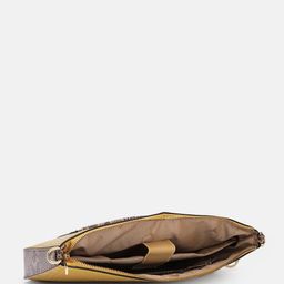 Allen Solly Crocodile & Snake Skin Textured Structured Sling Bag with Brand Logo Tasselled image 5