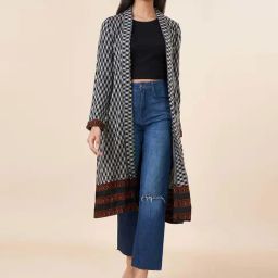 Rangmanch by Pantaloons Gery Self Design Cape-picture-13