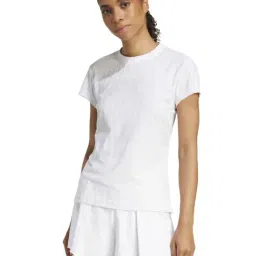 Adidas White Slim Fit Sports T-Shirt-picture-31