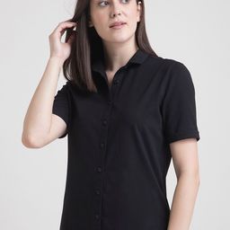 FableStreet Women Black Casual Shirt-58