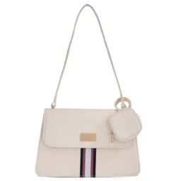 Aeropostale Agetha Ivory PU Textured Sling Handbag with Pouch-24