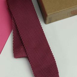 Tossido Men Woven Design Skinny Tie-image-84