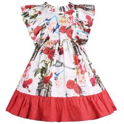 Wish Karo Kids White Floral Frock-image-34