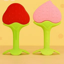 NeonateCare Infants Set Of 2 BPA Free Silicone Tree Shape Teether image 3