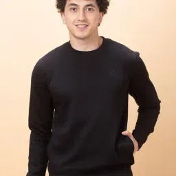 Being Human Black Regular Fit Sweatshirt-image-68