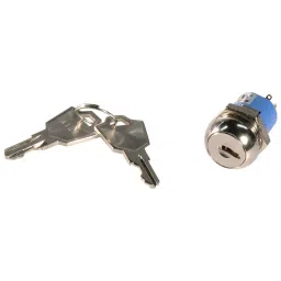 E-SWITCH KEYLOCK SWITCH, DPDT, 4AK, 125VAC, KO130OA126.-5