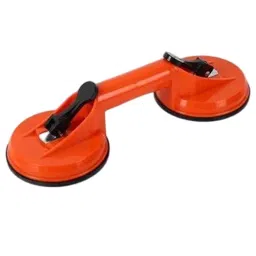 Flamingo Glass Carrying Handle/Lifter Puller 2 Cups 10 cm Plastic Orange-image-30
