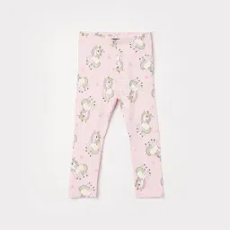 Juniors by Lifestyle Girls Light Pink Printed Leggings-picture-15