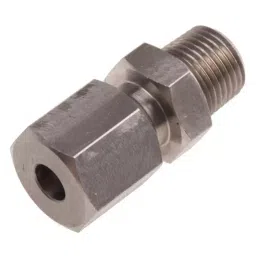 RS PRO in-Line Thermocouple Compression Fitt ing for Thermocouple 1/8 BSPT 3/16 in Probe, 8399597-24