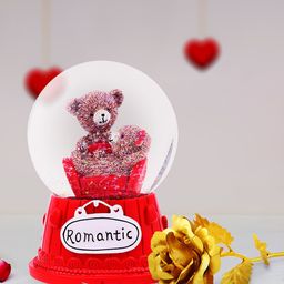 Archies Multicoloured Combo of Love Figurine & Rose-image-88