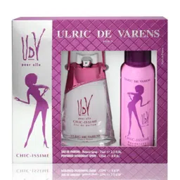 Ulric De Varens Chic-Issme Eau de Toilette + Deodorant Combo Set - Pack of 2-image-2
