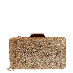 Lino Perros Core Golden PU Clutch-15