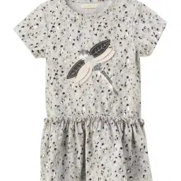 Angel & Rocket Kids Serena Grey Printed Top-image-34