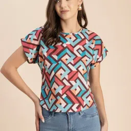 Moomaya Multicolor Printed Top-image-17