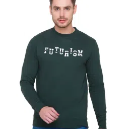 Globus Green Full Sleeves Round Neck Sweatshirt-image-21