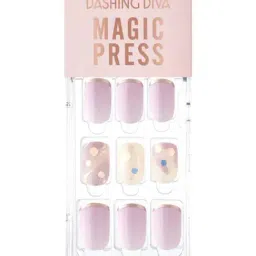 Dashing Diva Magicpress Blue Dream Fake Artificail Full Peel Off Nails-44