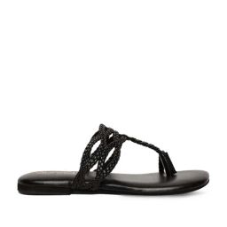 Aurelia Women's Zdorothy Black Toe Ring Sandals-image-57