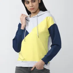 Van Heusen Multicolored Cotton Color-Block Pattern Sweatshirt-2