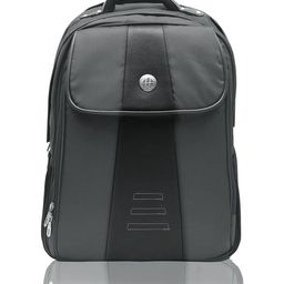 Harissons Unisex Grey & Black 16 inch Backpack-52