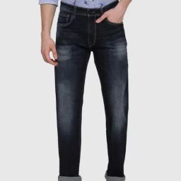 Pepe Jeans Dark Blue Cotton Regular Fit Jeans-picture-43
