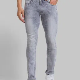 Parx Mid Grey Skinny Fit Jeans-image-36
