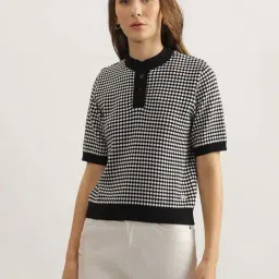 Elle Black Cotton Printed Sweater-image-47