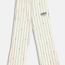 TOMMY HILFIGER Girls White Cotton Solid Trackpants-picture-8