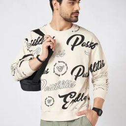 People by Pantaloons Birch Cotton Boxy fit Print T-Shirts-image-70