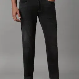 Louis Philippe Jeans Black Cotton Slim Fit Jeans-picture-35