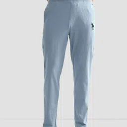 U.S. Polo Assn. Ink Blue Regular Fit Striped Lounge Pants-picture-1
