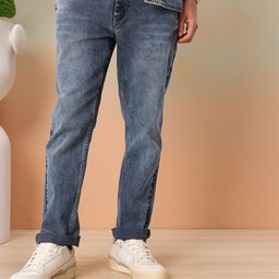 Mast & Harbour Men Slim Fit Light Fade Stretchable Jeans-image-29