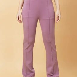 Being Human Mauve Regular Fit Mid Rise Leggings-picture-6