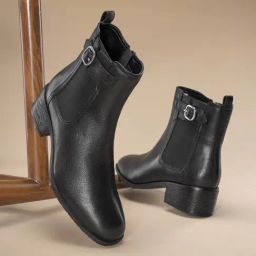 Red Tape Women's Black Casual Booties-image-14