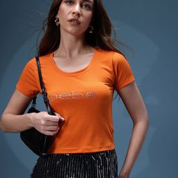 bebe Season Staples Brand Logo T-shirt-picture-6