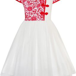 Wish little Cape Sleeve Net A-Line Maxi Dress-77