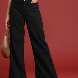 all about you Women Wide Leg Stretchable Jeans-image-33