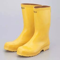 AS ONE Safety Rubber Boots NBR With Oil Resistance And Anti-Slip High Cut Yellow Size 25.5 cm-15