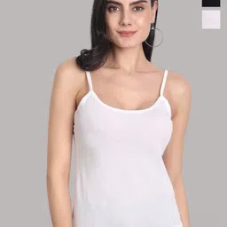 Aimly Pack Of 3 Cotton Spaghetti Camisoles-image-92
