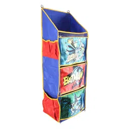 prettykrafts Blue & Red Printed Reusable Multi-Utility Organisers-14