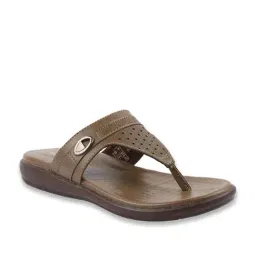 MediFeet Women's Brown Thong Sandals-image-5