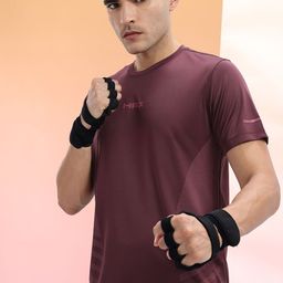 HRX by Hrithik Roshan Geometric Printed Rapid-Dry Training T-shirt-picture-25