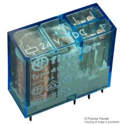 FINDER RELAY, DPDT, 110VDC, 8A, TH, 40.52.9.110.0000-picture-26