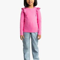 Ed-A-Mamma Girls Pink Cotton  Top-image-23