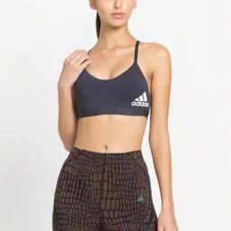 ADIDAS Grey Printed Sports Bra-image-60